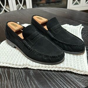 Steve Madden black suede loafers - Size 12